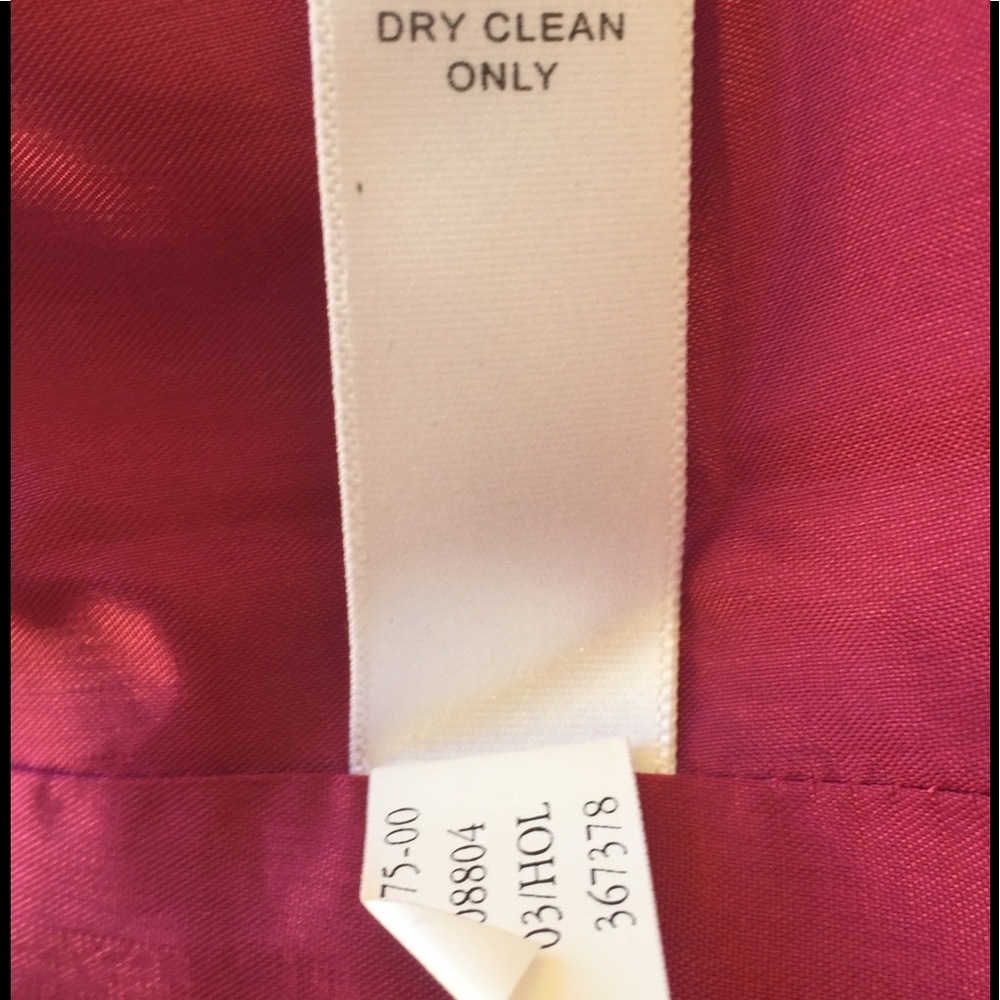 Banana Republic SILK dress 👗 lined light plum dark pink 6 - Picture 8 of 8